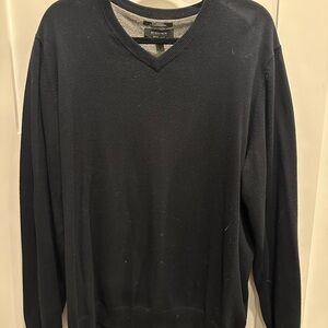 Nordstrom Men's Navy V-Neck Sweater